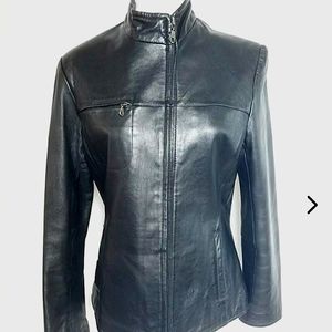MICHAEL Lawrence leather Jacket ( womens)